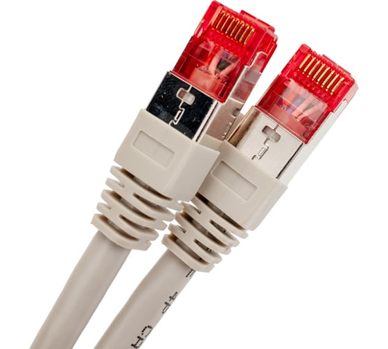 Коммутационный шнур NIKOMAX S/FTP 4 пары, серый, 0,5м NMC-PC4SA55B-005-GY