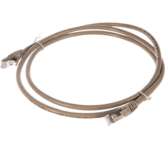 Коммутационный шнур NIKOMAX S/FTP 4 пары, серый, 1,5м NMC-PC4SE55B-015-GY
