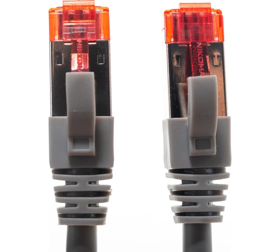 Коммутационный шнур NIKOMAX S/FTP 4 пары,серый, 1,5м NMC-PC4SA55B-015-C-GY