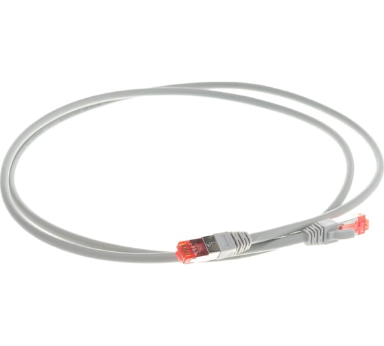 Коммутационный шнур NIKOMAX S/FTP 4 пары,серый, 1,5м NMC-PC4SA55B-015-C-GY