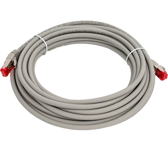 Коммутационный шнур NIKOMAX S/FTP 4 пары, серый, 7,5м NMC-PC4SA55B-075-C-GY