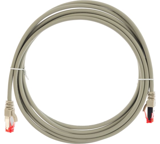 Коммутационный шнур NIKOMAX S/FTP 4 пары, серый, 3м NMC-PC4SA55B-030-C-GY 1