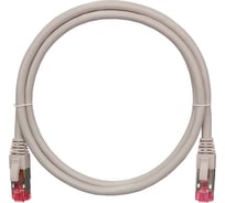 Коммутационный шнур NIKOMAX S/FTP 4 пары, серый, 5м NMC-PC4SA55B-050-GY