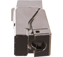 Модуль-вставка NIKOMAX типа Keystone, полный экран, металлик NMC-KJSA2-NT-MT