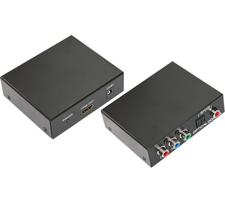 Конвертер REXANT ypbpr + spdif/toslink на hdmi, металл 17-6904