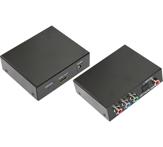 Конвертер REXANT ypbpr + spdif/toslink на hdmi, металл 17-6904 1