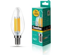 Светодиодная лампа Camelion LED12-C35-FL/830/E14 12Вт 220В 13708 15917487