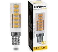 Светодиодная лампа FERON 7W 230V E14 2700K, LB-433 25898 15928717