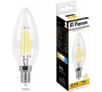 Светодиодная лампа FERON 7W 230V E14 2700K, LB-66 25726 15928698