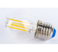 Светодиодная лампа Uniel LED-G45-7,5W/WW/E27/CL GLA01TR. Форма шар, прозрачная. UL-00003252 15932240