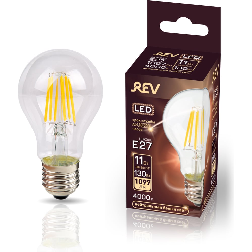  лампа REV A60 E27 11W, 32478 2 - выгодная цена, отзывы .