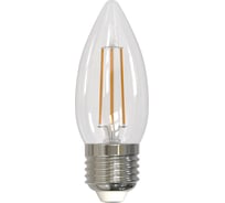 Светодиодная лампа Uniel Форма свеча Серия Sky LED-C35-9W/4000K/E27/CL PLS02WH UL-00005163 15951196