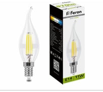 Светодиодная лампа FERON 11W 230V E14 4000K прозрачная, LB-714 38012 16005255