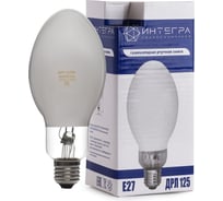 Лампа IntegraLight ДРЛ 125 Вт Е27 ИНТЕГРА (40) 35924 30813177