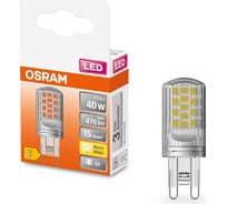 Светодиодная лампа Osram LEDPIN40 CL 4.2W/827 230V G9 6x1 4058075432390