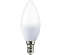 Светодиодная лампа ITALMAC LED-CANDLE 7,5W 4000 K E14 C35 ("свечка", пластик, E14, 7.5Вт, 4000К, 675Лм, 230В, Матовая) IT8718