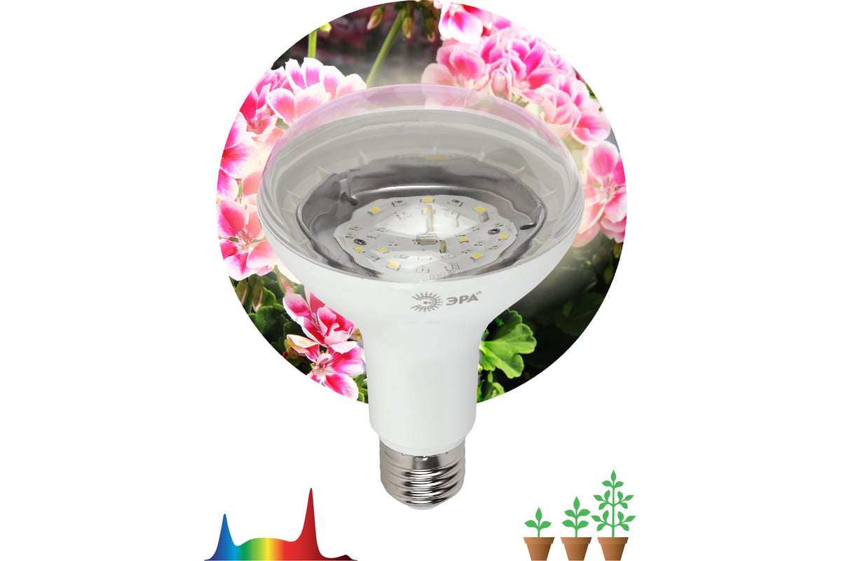 Лампа ЭРА полного спектра FITO-15W-Ra90-E27 Б0039173 - выгодная цена ...