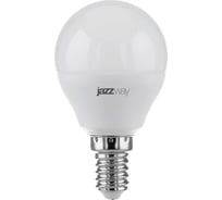 Светодиодная лампа Jazzway PLED-SP 7Вт G45 шар 3000К тепл. бел. E14 560лм 230В/50Гц 1027856-2