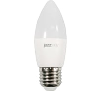 Светодиодная лампа Jazzway PLED-SP 7Вт C37 свеча 4000К нейтр. бел. E27 560лм 230В/50Гц 5018914