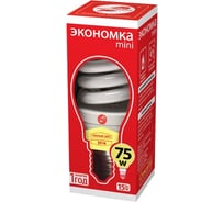 Лампа Экономка КЛЛ SPC 15W-Е14 4000К трубка Т3 1050лм LKsm SPC15wE1442eco