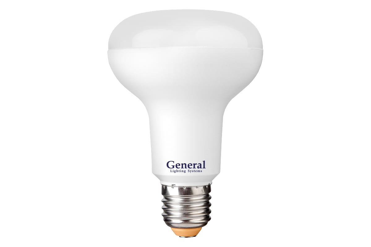 Светодиодная лампа General Lighting Systems рефлектор R80-10W-E27-2700K  628400 - выгодная цена, отзывы, характеристики, фото - купить в Москве и РФ