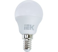 Лампа IEK LED G45 шар 7 Вт 230 В 3000К E14 LLE-G45-7-230-30-E14 16141002