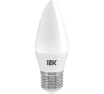 Лампа IEK LED C35 свеча 7 Вт 230 В 4000К E27 LLE-C35-7-230-40-E27 16141000