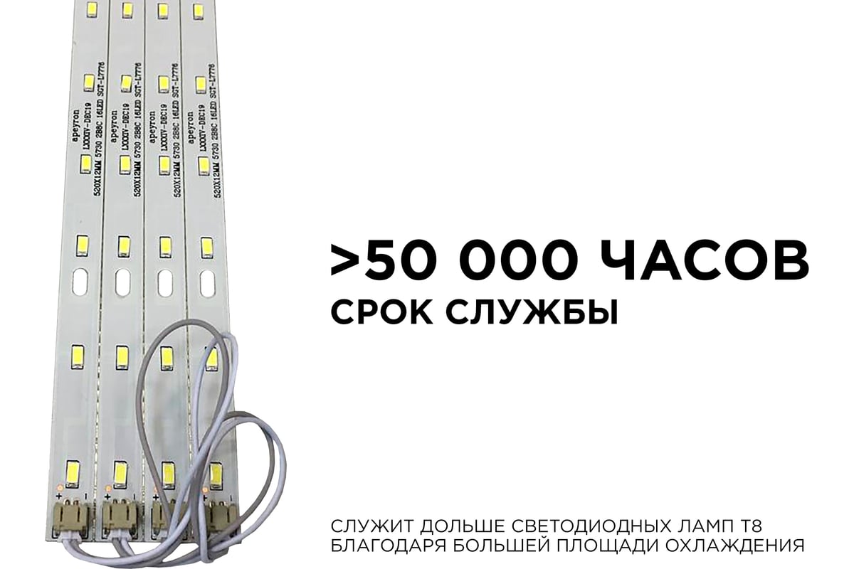 Комплект светодиодных линеек для потолочных светильников Apeyron ...