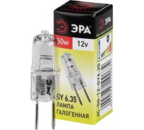 Галогенная лампа ЭРА GY6.35-JC-50W-12V, капсула, 50Вт, нейтральный, GY6.35 C0027372 16134827