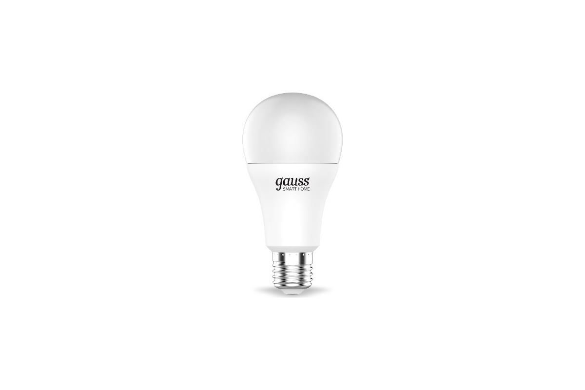 Умная лампа Gauss Smart Home RGBW E27 A60 10W 2700-6500K (1180112)