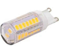 Лампа Uniel, LED-JCD-5W/4000K/G9/CL, GLZ09TR, светодиодная, прозрачная, UL-00006749 16196147