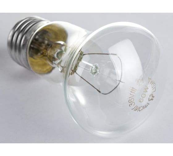 Лампа накаливания местного освещения Лисма МО 36-60 36В 60Вт Е27 ...