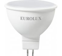 Светодиодная лампа Eurolux LL-E-MR16-7W-230-2,7K-GU5.3, рефлектор, 7Вт, теплый белый, GU5.3/  76/2/23