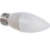 Светодиодная лампа Eurolux LL-E-C37-6W-230-2,7K-E27/свеча, 6Вт, теплый белый, Е27 76/2/9