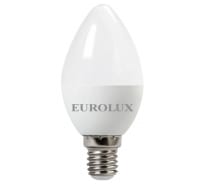 Светодиодная лампа Eurolux LL-E-C37-7W-230-4K-E14/свеча, 7Вт, нейтральный, Е14 76/2/8