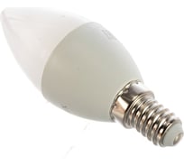 Светодиодная лампа Eurolux LL-E-C37-6W-230-2,7K-E14/свеча, 6Вт, теплый белый, Е14 76/2/2