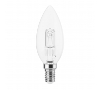 Комплект из 5 галогенных ламп Sholtz свеча 42Вт E14 2800К C37 220-240В, пластик HOC2038P