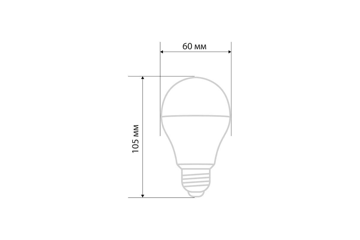 Светодиодная лампа REXANT Груша, A60, 11,5 Вт, E27, 1093 лм, 4000 K,  нейтральный свет 604-004 - выгодная цена, отзывы, характеристики, фото -  купить в Москве и РФ