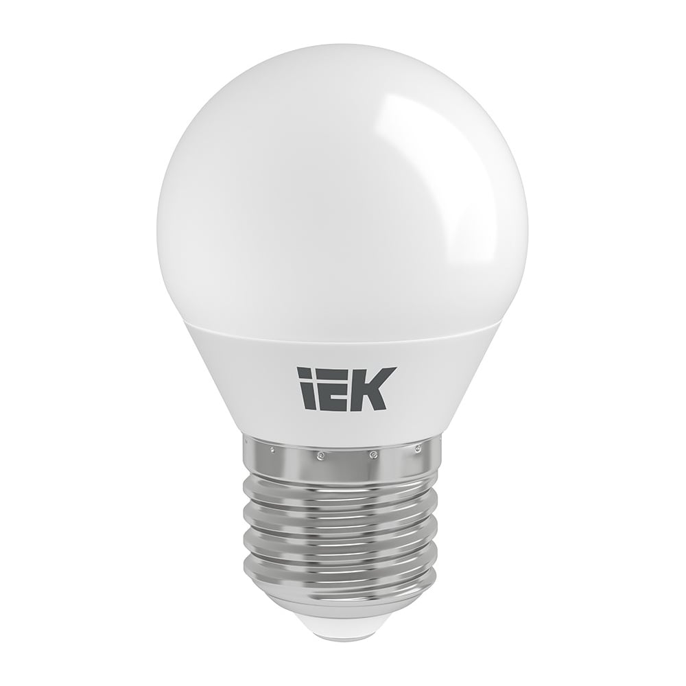 Светодиодная лампа IEK ECO G45 шар 3Вт 230В 3000К E27 LLE-G45-3-230-30 .