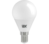 Светодиодная лампа IEK ECO G45 шар 3Вт 230В 3000К E14 LLE-G45-3-230-30-E14