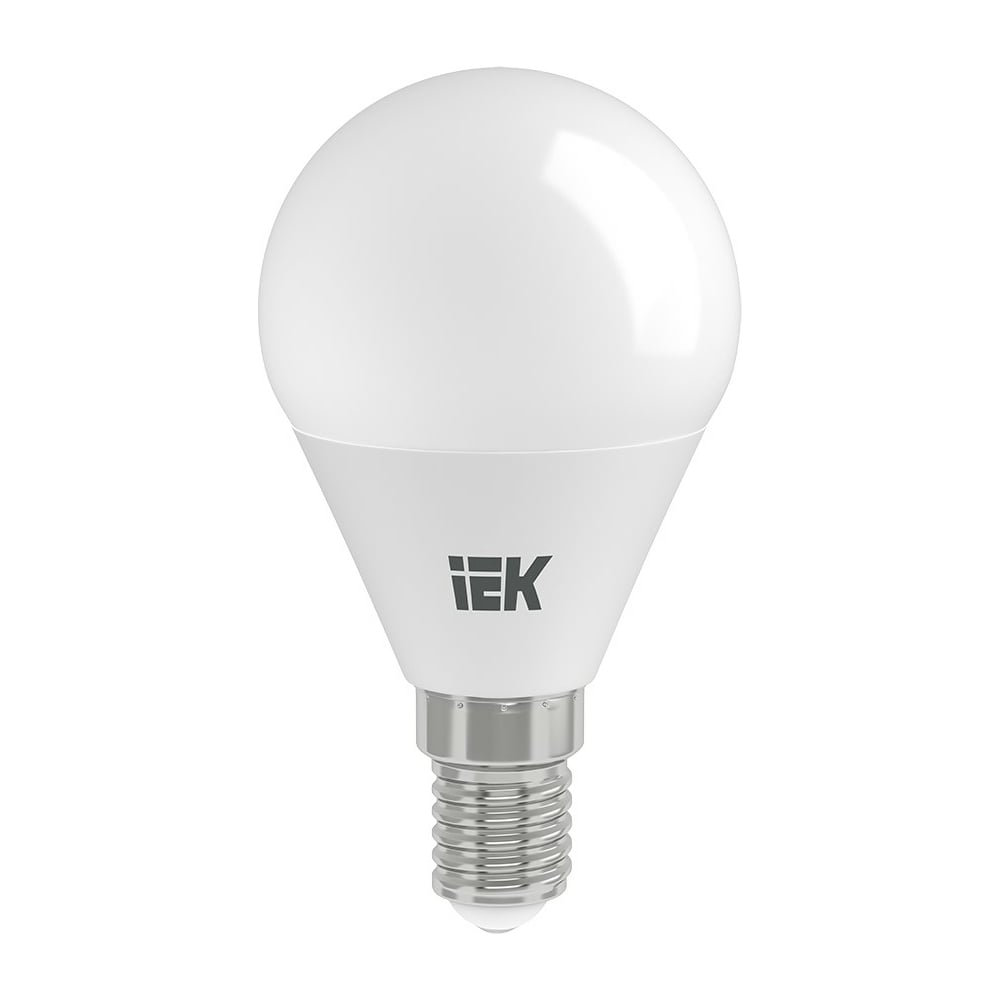 Светодиодная лампа IEK ECO G45 шар 3Вт 230В 4000К E14 LLE-G45-3-230-40 .
