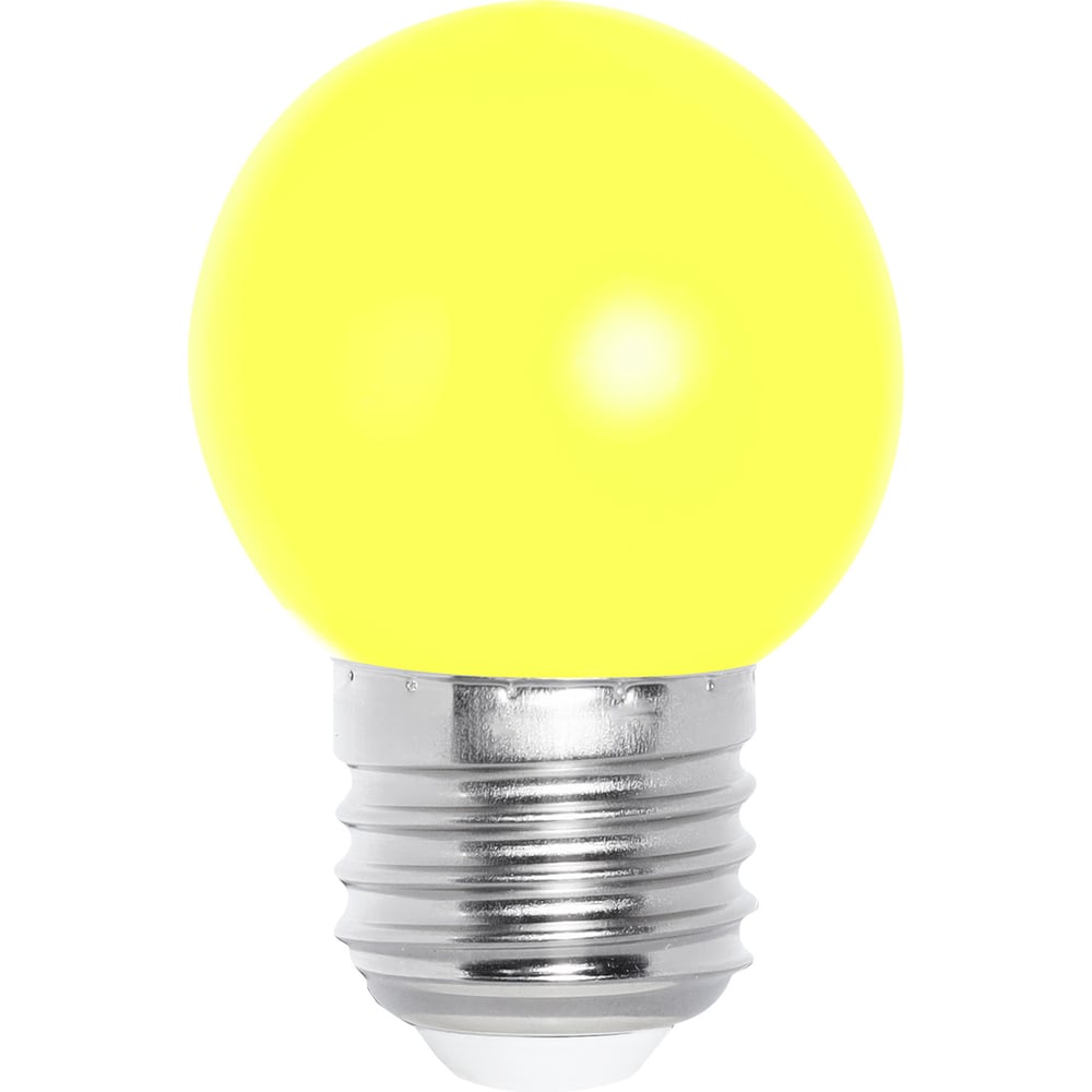 Светодиодная (LED) лампа Smartbuy YELLOW -G45-01W/E27 SBL-G45Y-01-E27 -  выгодная цена, отзывы, характеристики, фото - купить в Москве и РФ