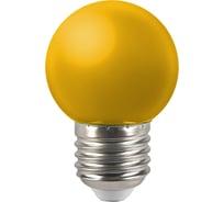 Лампа светодиодная General Lighting Systems GLDEN-G45PB-5-230-E27 YELLOW 661496