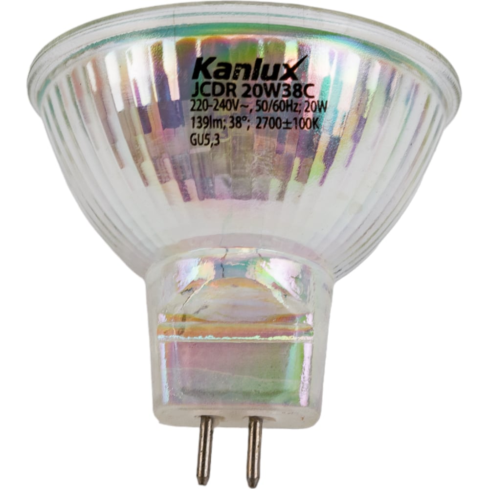 Галогеновая лампа KANLUX 220в, JCDR, 20W, 38C 10830 - выгодная цена ...