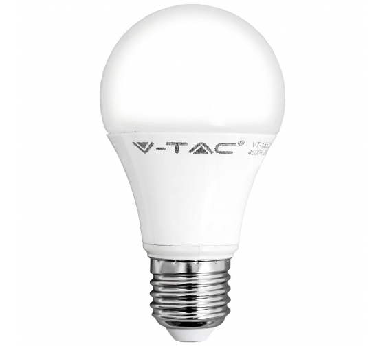 Светодиодная лампа V-TAC VT-1853 А60, 10Вт, Е27, 220В, 2700К 4209 1