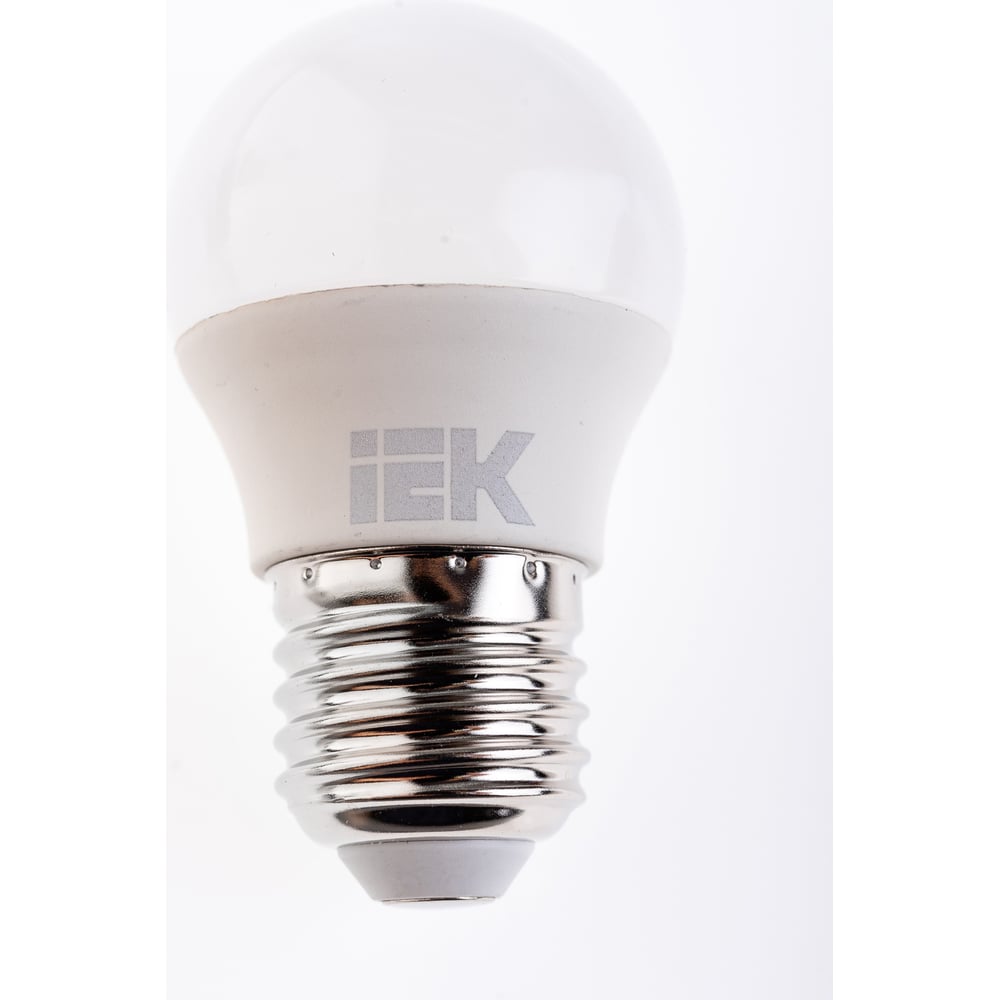 Лампа IEK LED, G45, шар, 7вт, 230В, 4000К, E27 LLE-G45-7-230-40-E27 .