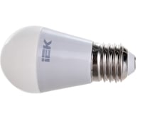 Лампа IEK LED, G45, шар, 7вт, 230В, 6500К, E27 LLE-G45-7-230-65-E27