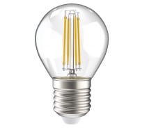 Лампа IEK серия 360, LED, G45, шар прозрачный, 7вт, 230В, 4000К, E27 LLF-G45-7-230-40-E27-CL