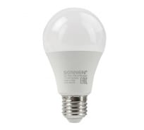 Светодиодная лампа SONNEN 15 Вт, цоколь Е27, груша, теплый белый, 30000 ч, 454919