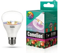 Светодиодная лампа для растений Camelion LED20-PL E27 20Вт 220В 14310